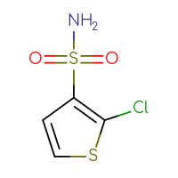 Chemical structure of 2-chlorothiophene-3-sulfonamide - CSSB00015241655