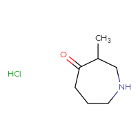 Chemical structure of 3-methylazepan-4-one hydrochloride - CSSB00011091827