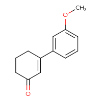 Chemical structure of 3-(3-methoxyphenyl)cyclohex-2-en-1-one - CSSB00012229711