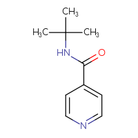 Chemical structure of N-tert-butylpyridine-4-carboxamide - CSSB00000171315