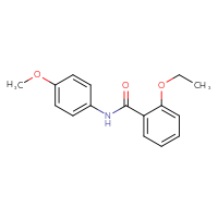 Chemical structure of 2-ethoxy-N-(4-methoxyphenyl)benzamide - CSSB00046191744