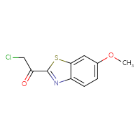 Chemical structure of 2-chloro-1-(6-methoxy-1,3-benzothiazol-2-yl)ethan-1-one - CSSB00010253363