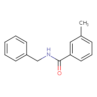 Chemical structure of N-benzyl-3-methylbenzamide - CSSB00000153246
