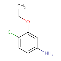 Chemical structure of 4-chloro-3-ethoxyaniline - CSSB00011964961