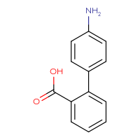 Chemical structure of 4'-amino-[1,1'-biphenyl]-2-carboxylic acid - CSSB00009996376