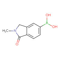 Chemical structure of (2-methyl-1-oxo-2,3-dihydro-1H-isoindol-5-yl)boronic acid - CSSB00009855411