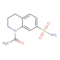 Chemical structure of 1-acetyl-1,2,3,4-tetrahydroquinoline-7-sulfonamide - CSSB00102862643