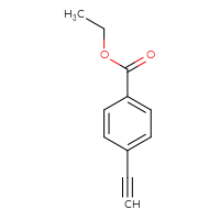 Chemical structure of ethyl 4-ethynylbenzoate - CSSB00009843760