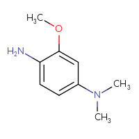 Chemical structure of 3-methoxy-N1,N1-dimethylbenzene-1,4-diamine - CSSB00011900498