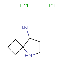 Chemical structure of 5-azaspiro[3.4]octan-8-amine dihydrochloride - CSSB20963524787