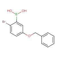 Chemical structure of [5-(benzyloxy)-2-bromophenyl]boronic acid - CSSB03440288741