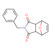 Chemical structure of 4-benzyl-10-oxa-4-azatricyclo[5.2.1.0²,⁶]dec-8-ene-3,5-dione - CSSB00000022948