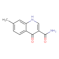 Chemical structure of 7-methyl-4-oxo-1,4-dihydroquinoline-3-carboxamide - CSSB00010514683