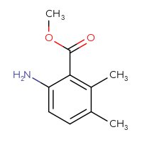Chemical structure of methyl 6-amino-2,3-dimethylbenzoate - CSSB00009961725