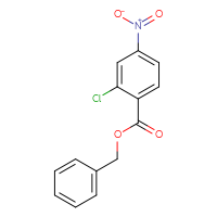 Chemical structure of benzyl 2-chloro-4-nitrobenzoate - CSSB00104237876