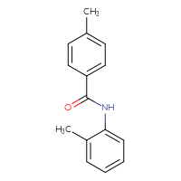 Chemical structure of 4-methyl-N-(2-methylphenyl)benzamide - CSSB00046263899