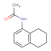 Chemical structure of N-(5,6,7,8-tetrahydronaphthalen-1-yl)acetamide - CSSB00000151907