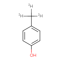 Chemical structure of 4-(²H₃)methylphenol - CSSB00025762887