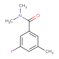 Chemical structure of 3-iodo-N,N,5-trimethylbenzamide - CSSB00020705560