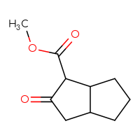 Chemical structure of methyl 2-oxo-octahydropentalene-1-carboxylate - CSSB00038675165