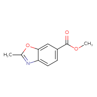 Chemical structure of methyl 2-methyl-1,3-benzoxazole-6-carboxylate - CSSB00009845448