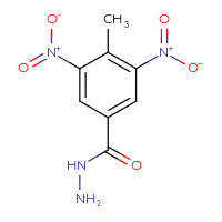 Chemical structure of 4-methyl-3,5-dinitrobenzohydrazide - CSSB00000689716
