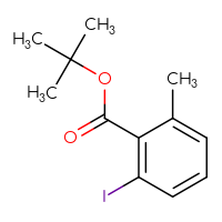 Chemical structure of tert-butyl 2-iodo-6-methylbenzoate - CSSB00160567427