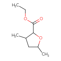 Chemical structure of ethyl 3,5-dimethyloxolane-2-carboxylate - CSSB00015340069