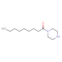 Chemical structure of 1-(piperazin-1-yl)nonan-1-one - CSSB00005968835