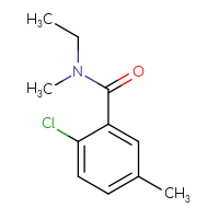 Chemical structure of 2-chloro-N-ethyl-N,5-dimethylbenzamide - CSSB00115181146