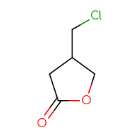 Chemical structure of 4-(chloromethyl)oxolan-2-one - CSSB00010480239