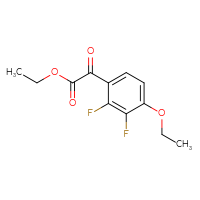 Chemical structure of ethyl 2-(4-ethoxy-2,3-difluorophenyl)-2-oxoacetate - CSSB00133598272