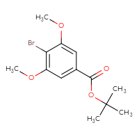 Chemical structure of tert-butyl 4-bromo-3,5-dimethoxybenzoate - CSSB00001319301