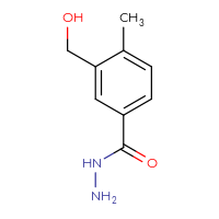 Chemical structure of 3-(hydroxymethyl)-4-methylbenzohydrazide - CSSB04700828806