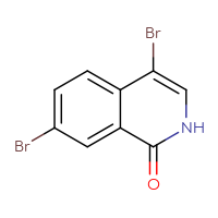 Chemical structure of 4,7-dibromo-1,2-dihydroisoquinolin-1-one - CSSB00010191090