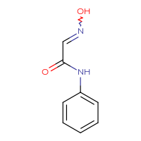 Chemical structure of 2-(N-hydroxyimino)-N-phenylacetamide - CSSB00015194299