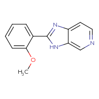 Chemical structure of 2-(2-methoxyphenyl)-3H-imidazo[4,5-c]pyridine - CSSB00003393023