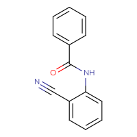 Chemical structure of N-(2-cyanophenyl)benzamide - CSSB00000578738
