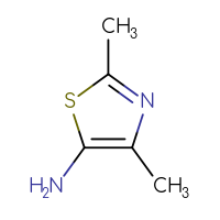 Chemical structure of dimethyl-1,3-thiazol-5-amine - CSSB00000685422