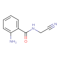 Chemical structure of 2-amino-N-(cyanomethyl)benzamide - CSSB00000753746