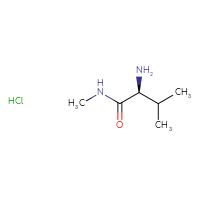 Chemical structure of (2S)-2-amino-N,3-dimethylbutanamide hydrochloride - CSSB00000722410