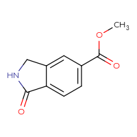 Chemical structure of methyl 1-oxo-2,3-dihydro-1H-isoindole-5-carboxylate - CSSB00009863285