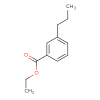 Chemical structure of ethyl 3-propylbenzoate - CSSB00014140794