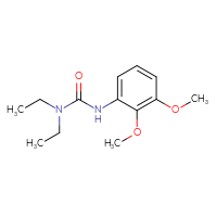 Chemical structure of 1-(2,3-dimethoxyphenyl)-3,3-diethylurea - CSSB02002337796