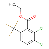 Chemical structure of ethyl 2,3-dichloro-6-(trifluoromethyl)benzoate - CSSB06645076917