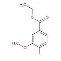 Chemical structure of ethyl 4-iodo-3-methoxybenzoate - CSSB00010218991