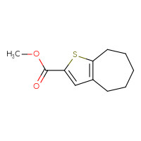 Chemical structure of methyl 4H,5H,6H,7H,8H-cyclohepta[b]thiophene-2-carboxylate - CSSB00000148249