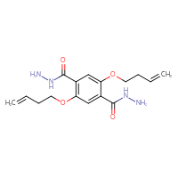 Chemical structure of 2,5-bis(but-3-en-1-yloxy)benzene-1,4-dicarbohydrazide - CSSB09320871811