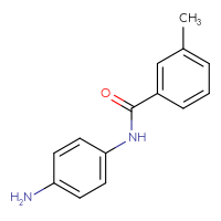 Chemical structure of N-(4-aminophenyl)-3-methylbenzamide - CSSB00015198414