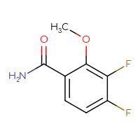 Chemical structure of 3,4-difluoro-2-methoxybenzamide - CSSB00015668250